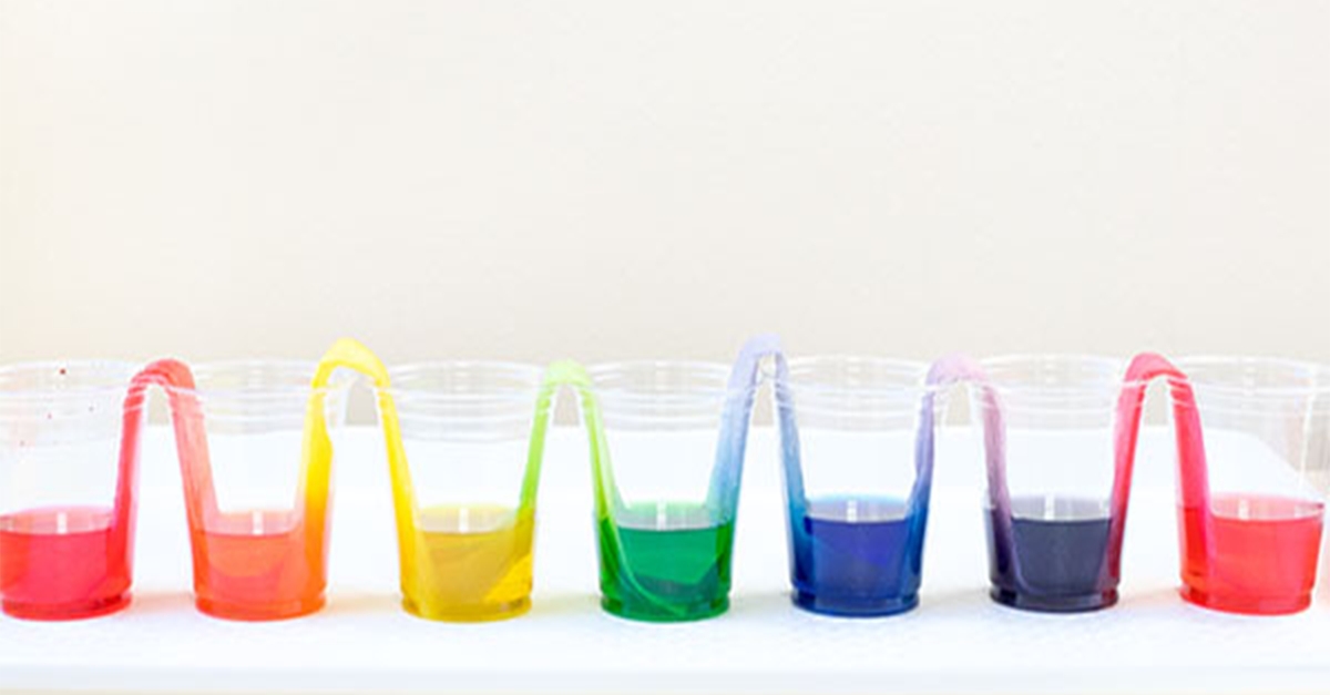 Rainbow Walking On Water