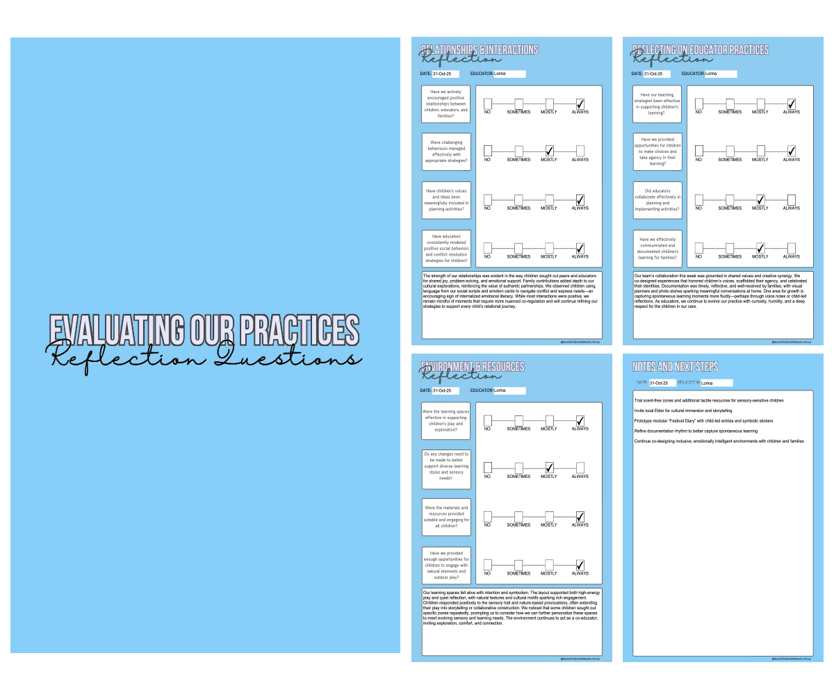 Reflecting Practices Trial