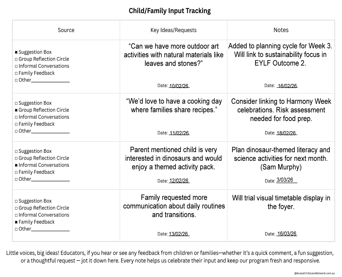 Tracking Template Demo