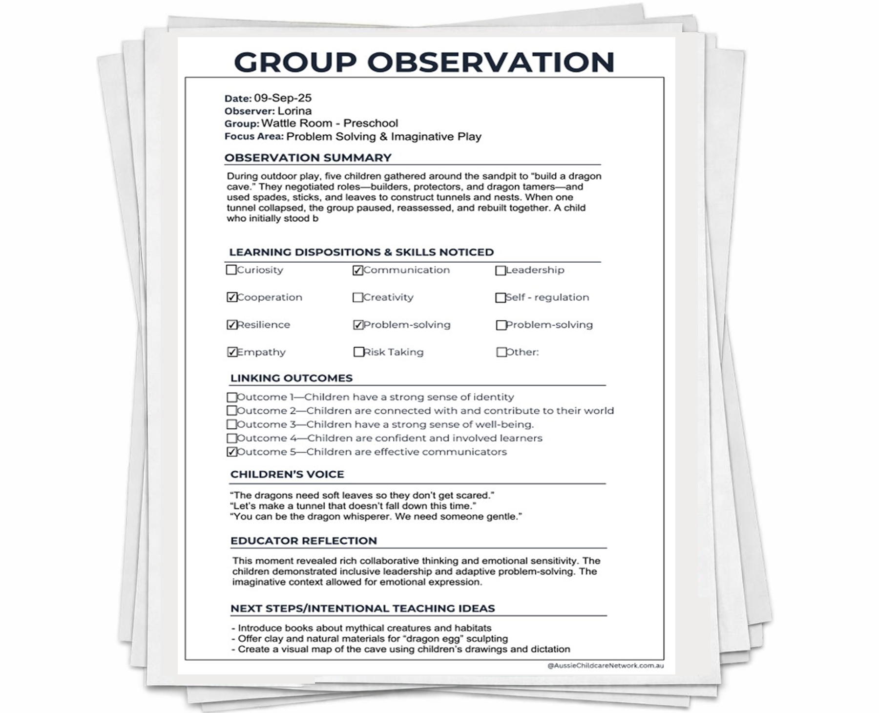 Group Observation