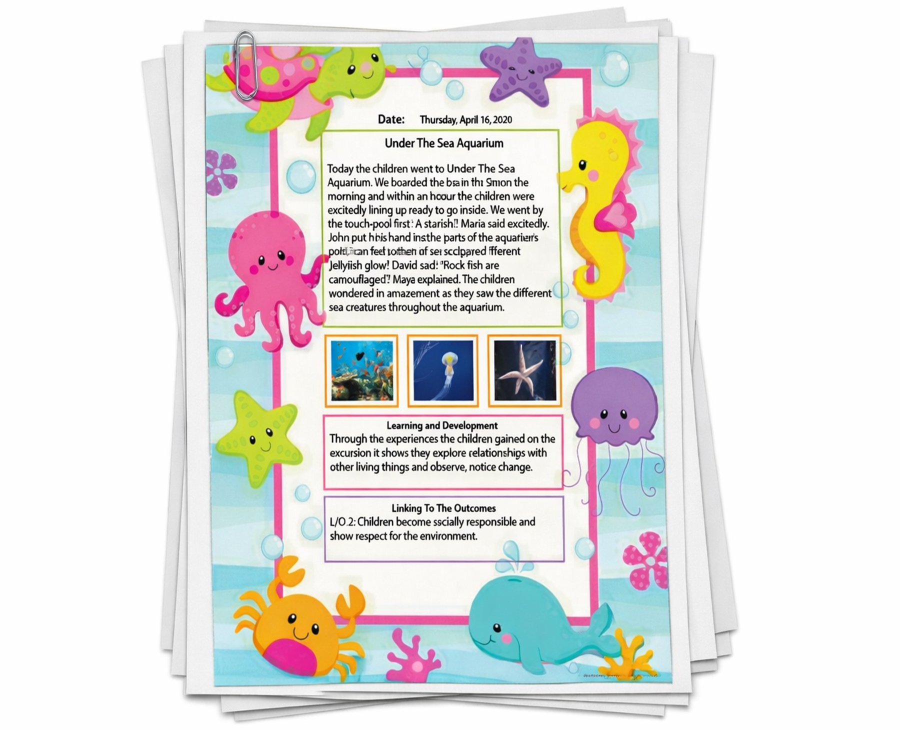 Learning Story Ocean