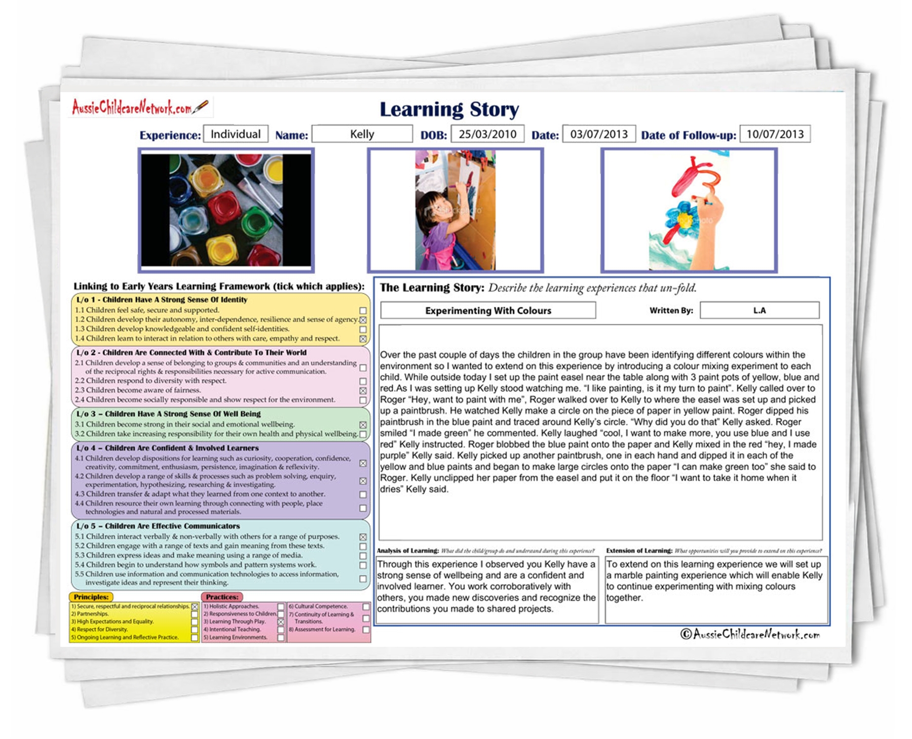 Learning Story - Original