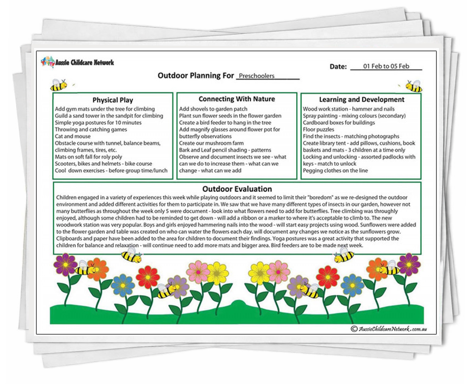 Outdoor Plan