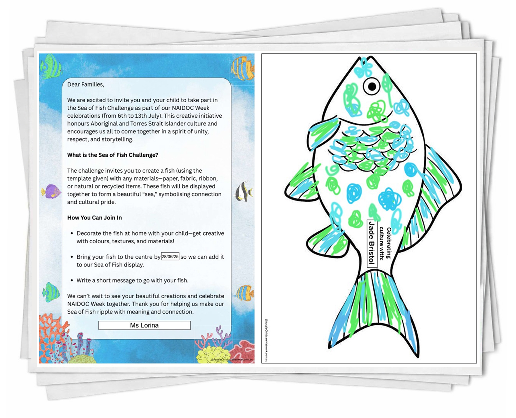 Sea Of Fish Family Challenge