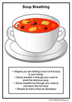 mindfulness breathing posters for children breathing exercises for children soup breathing exercise