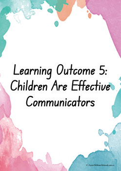 EYLF Outcomes Posters 9 2