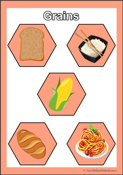 Food Group Poster Grains